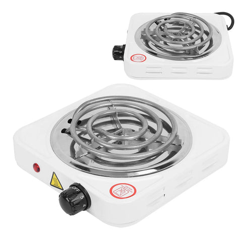 1000w Portable Electric Stove, Single Tube Stove Burner - Stainless Steel Single Tube Cooker for Travel American Wire Gaug 110V