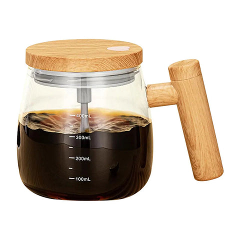 Electric Automatic Mixing Cup 400ml Coffee Stirring Cup Self Mixing Mug Glass Waterproof Electric Mixing Cup Home Supply