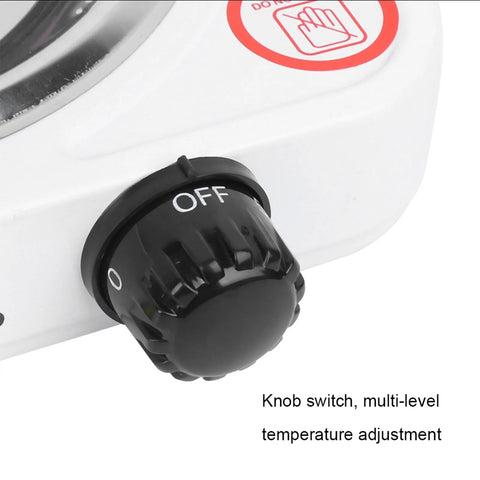 1000w Portable Electric Stove, Single Tube Stove Burner - Stainless Steel Single Tube Cooker for Travel American Wire Gaug 110V