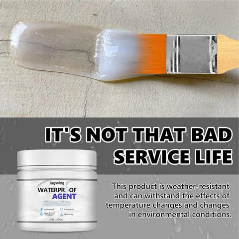 Transparent Waterproof Adhesive Waterproof Glue Invisible Sealant Anti-Leakage Agent Repairing Adhesive Waterproof Coating Clear