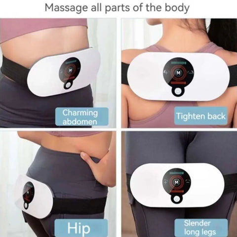 5 Modes Abdominal Massager 18 Level Anti-cellulite Belly Fat Burner Adopt EMS Technology and Heating Vibrate Belly Belt Slimmer