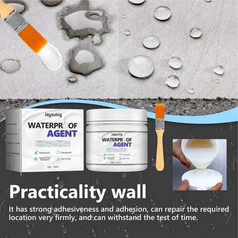 Transparent Waterproof Adhesive Waterproof Glue Invisible Sealant Anti-Leakage Agent Repairing Adhesive Waterproof Coating Clear