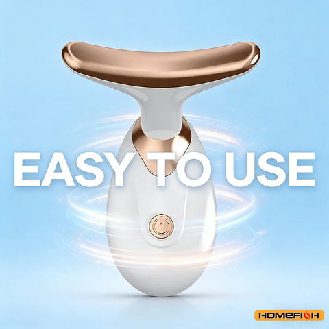 Micro-Current EMS Face Lifting Massager, Portable with Ions Boost for Instant Firming, Wrinkle Smoothing & Jawline Sculpting