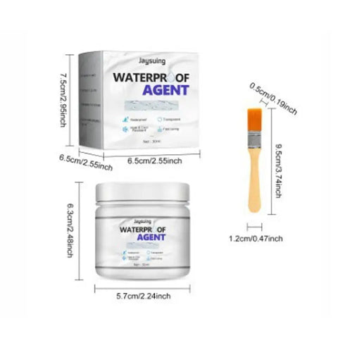 Transparent Waterproof Adhesive Waterproof Glue Invisible Sealant Anti-Leakage Agent Repairing Adhesive Waterproof Coating Clear