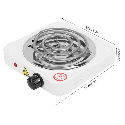 1000w Portable Electric Stove, Single Tube Stove Burner - Stainless Steel Single Tube Cooker for Travel American Wire Gaug 110V