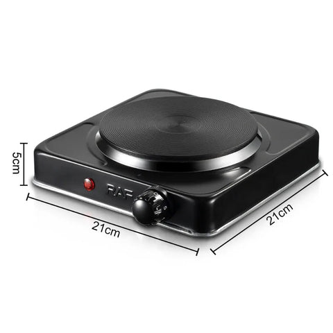 RAF 1000W Electric Hot Plate Single Burner Portable Stove Cooker Adjustable Heat Control
